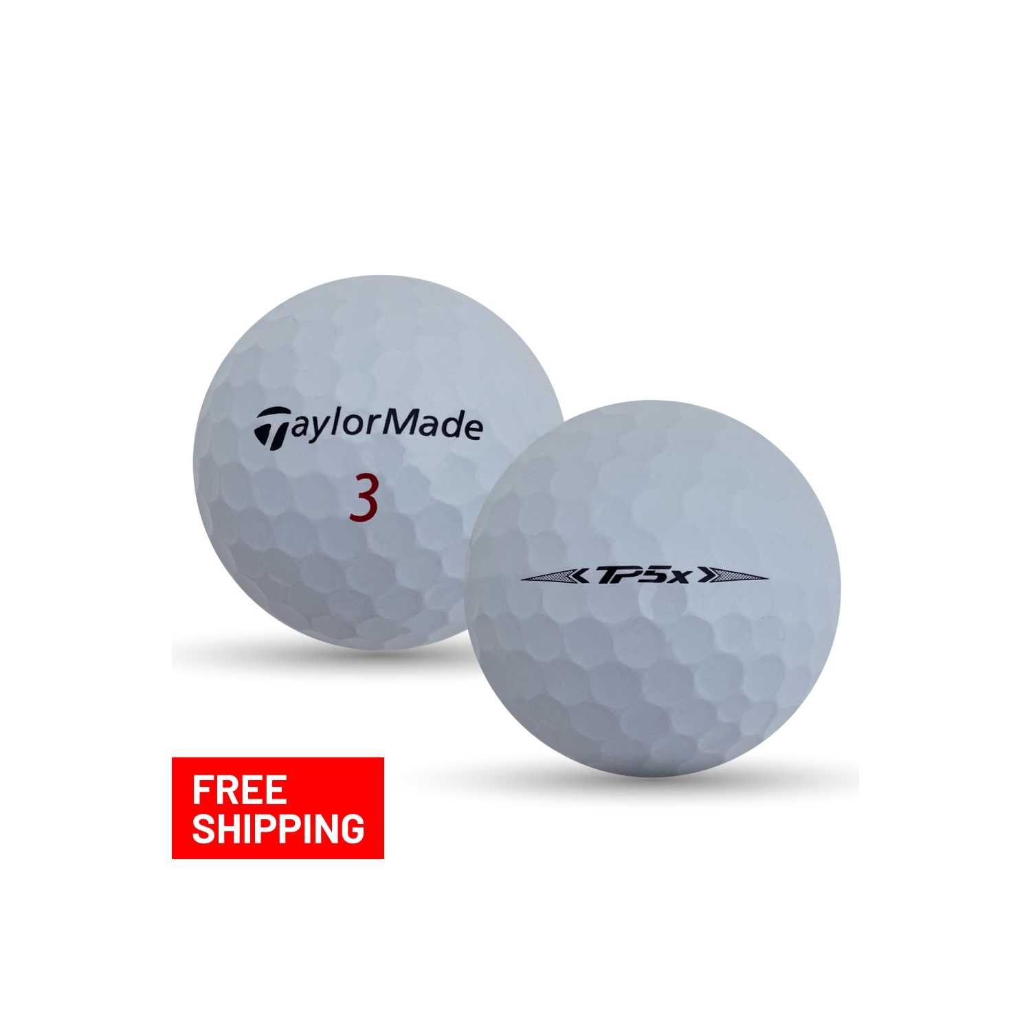 Mulligan Golf Balls 60 Taylormade TP5x 5A Recycled Used Golf Balls