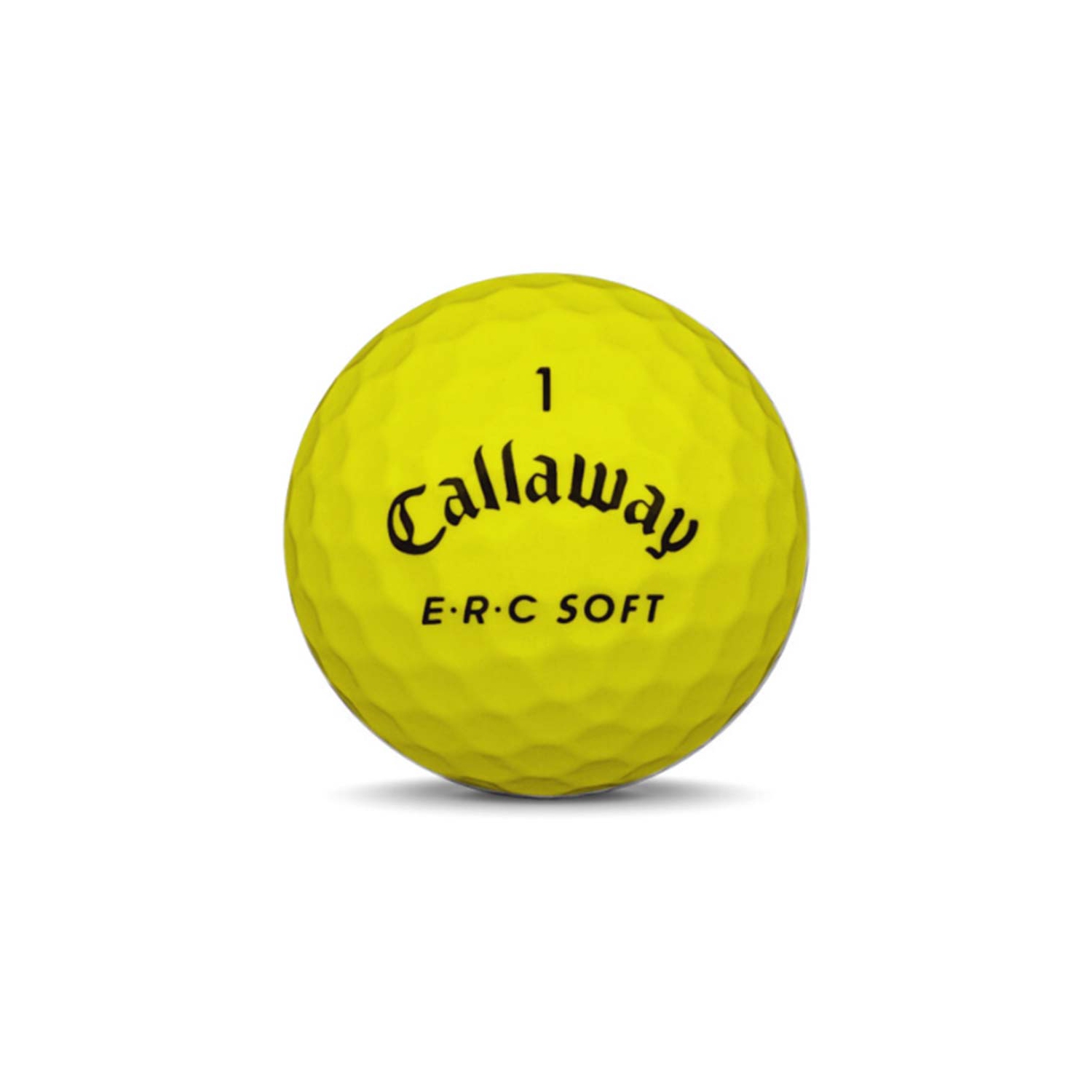 Balles de golf Mulligan 24 Balles de golf recyclées usagées Callaway ERC Soft Triple Track, jaune immaculé