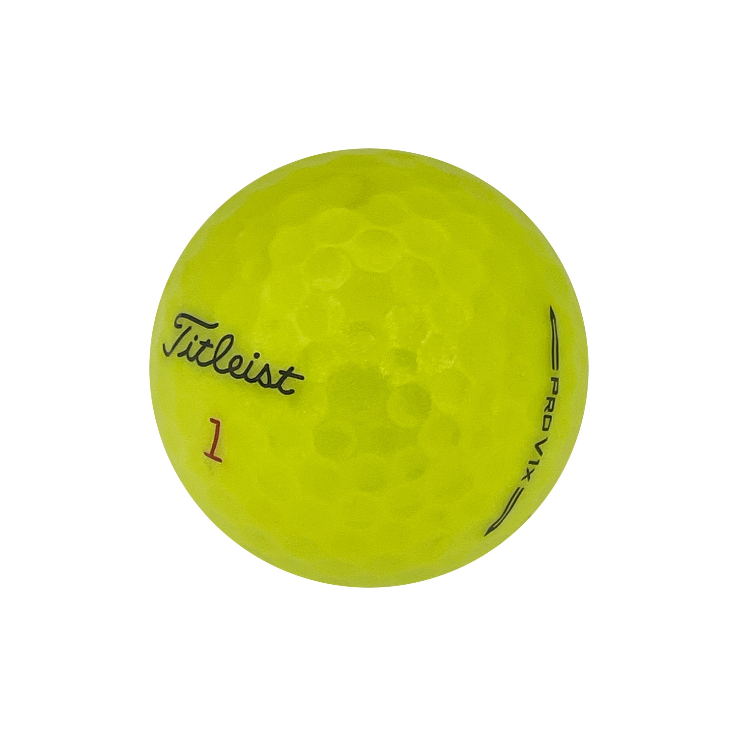 Balles de golf Mulligan 48 balles de golf Titleist Pro V1x 2023 5&nbsp;A jaunes recyclées usagées