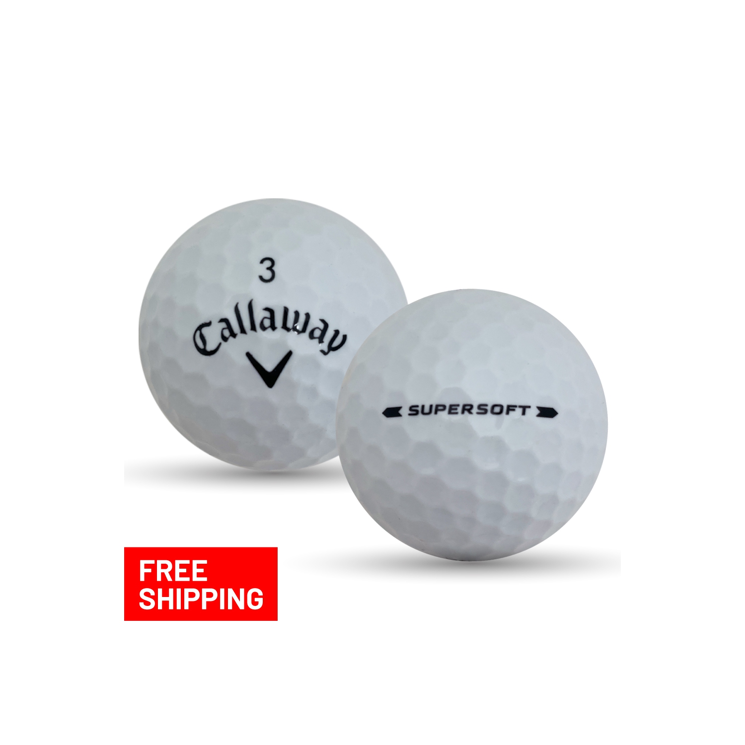 Balles de golf Mulligan 24 Balles de golf recyclées ultra-douces immaculées