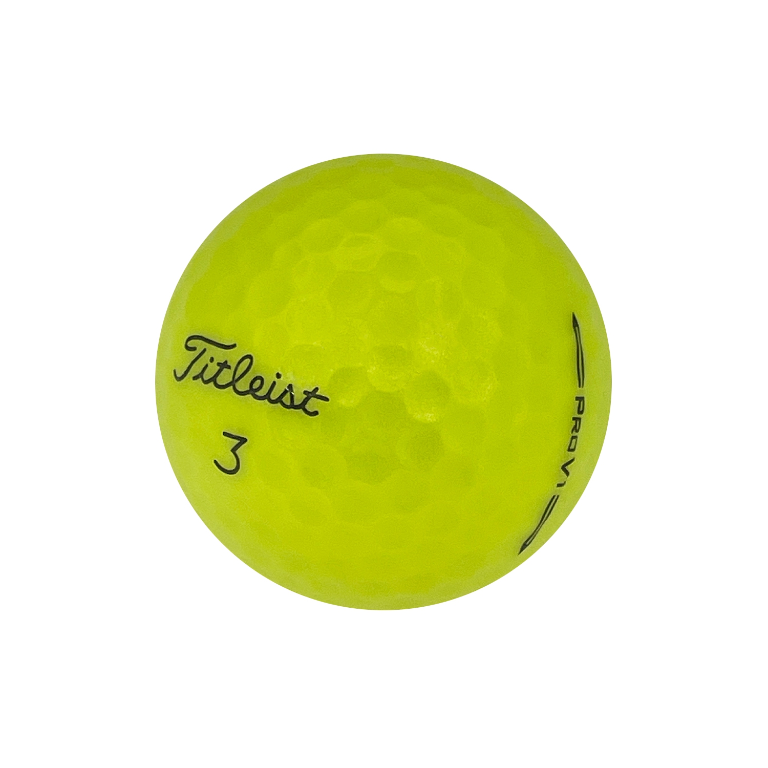 Balles de golf Mulligan 48 Balles de golf Titleist Pro V1 2023 5&nbsp;A jaunes recyclées usagées