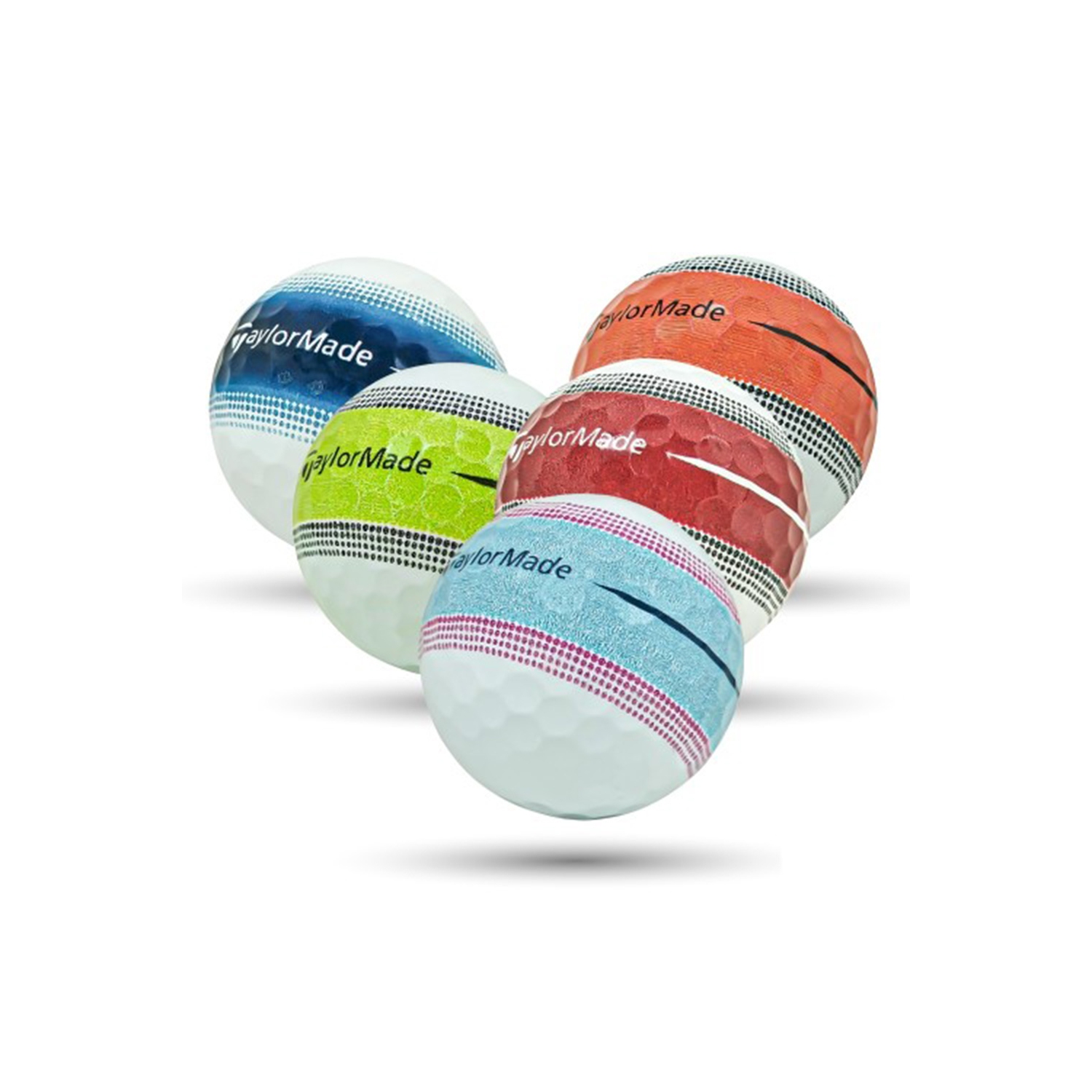 Balles de golf Mulligan 36 Balles de golf recyclées usagées 5&nbsp;A de Taylormade Tour Response