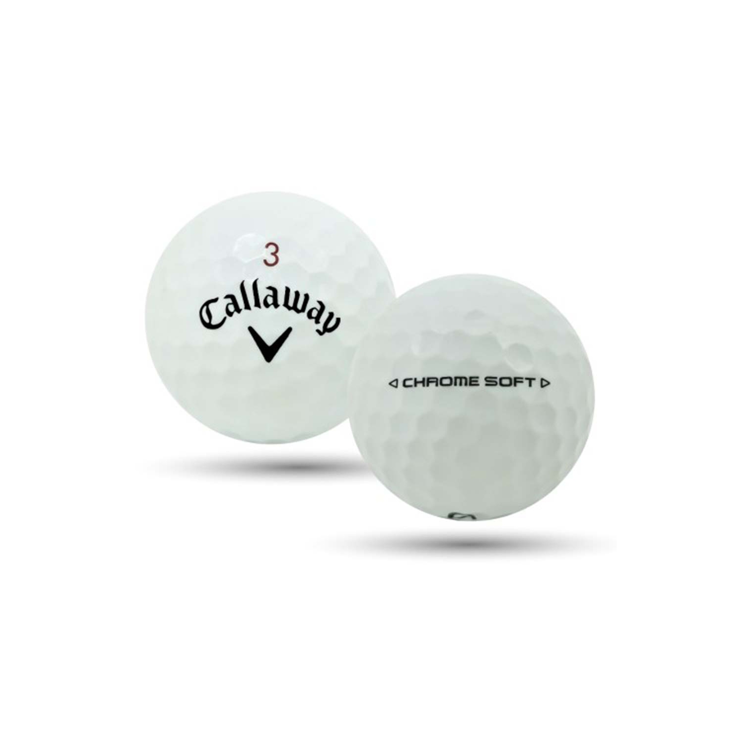 Balles de golf Mulligan 36 Balles de golf souples chromées recyclées 5&nbsp;A