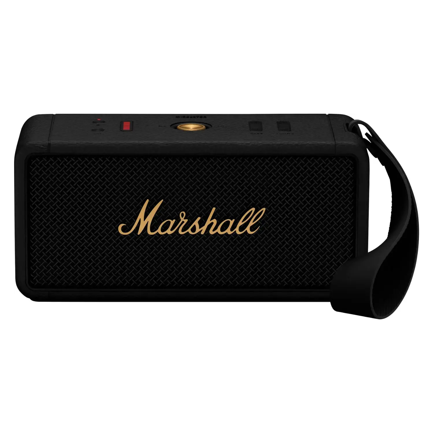 Boîte ouverte - Haut-parleur Bluetooth portatif Middleton de Marshall - Noir/Laiton
