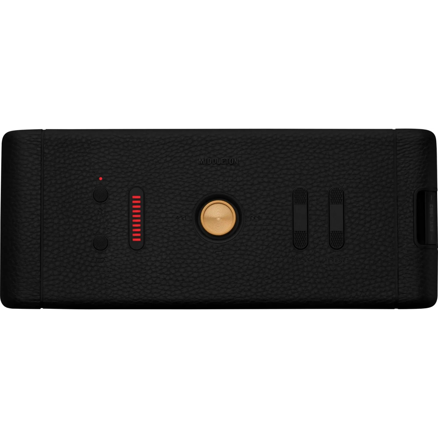 Boîte ouverte - Haut-parleur Bluetooth portatif Middleton de Marshall - Noir/Laiton