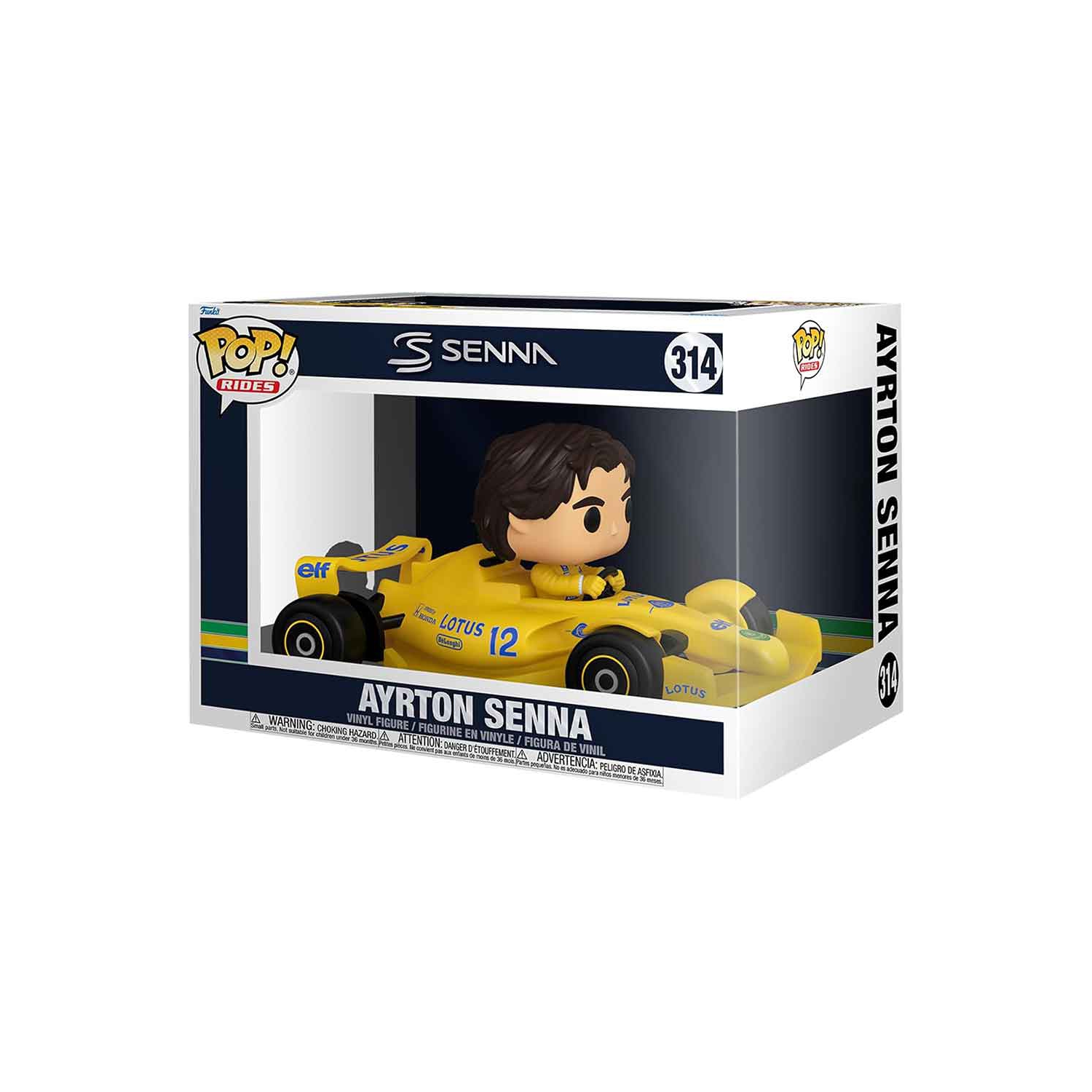 Pop Sports Formula 1 3.75 Inch Action Figure - Ayrton Senna #314