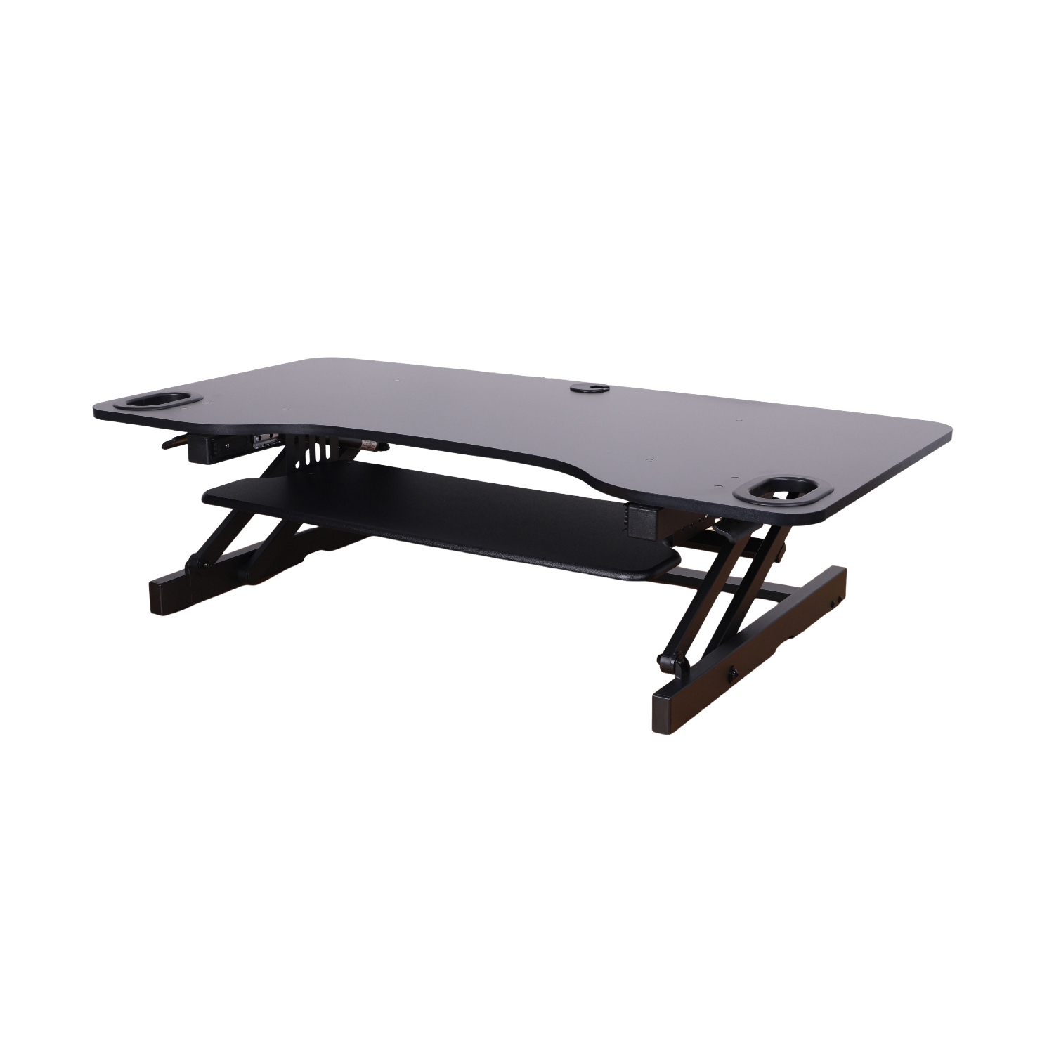 Rocelco ADRB45 Adjustable-Height Desk Riser w/ Medium Anti-Fatigue Mat (MAFM)