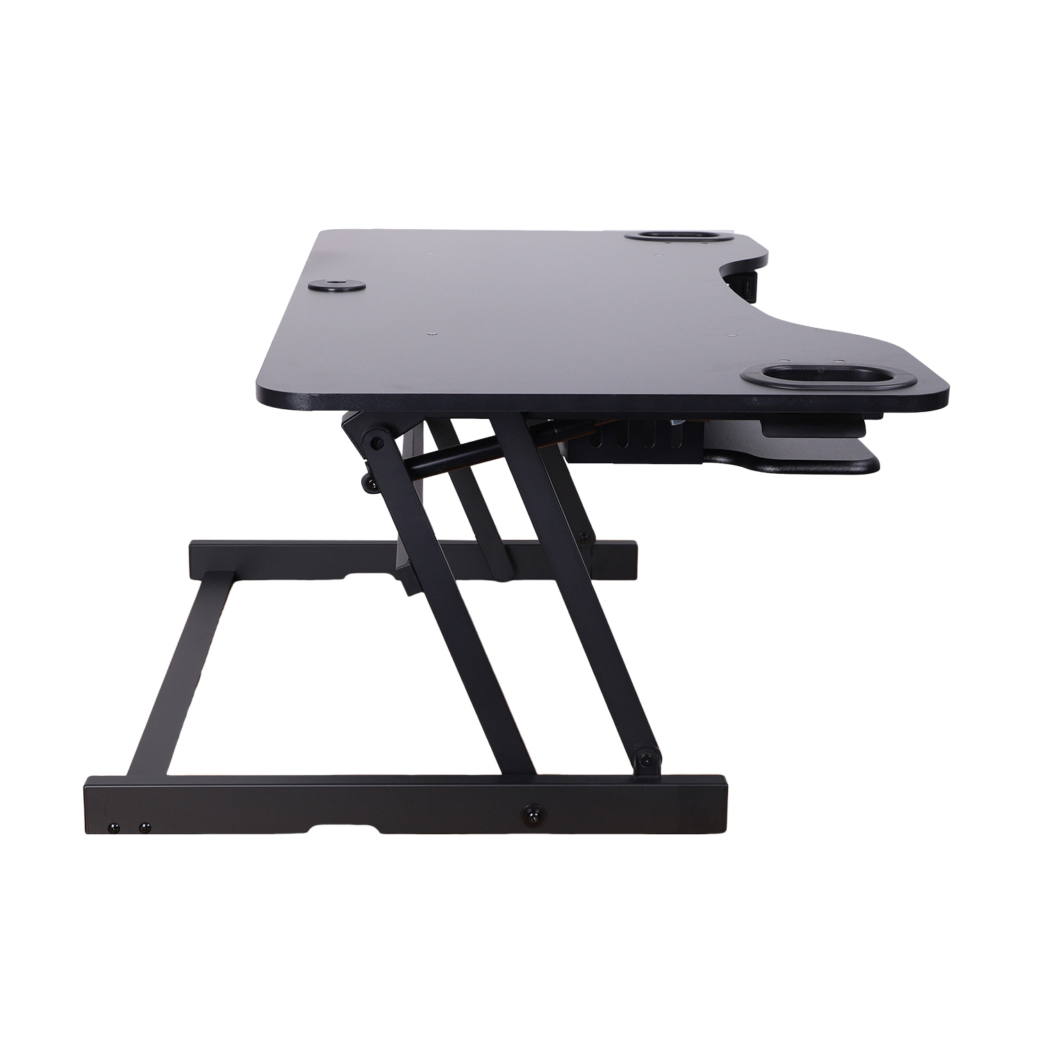 Rocelco ADRB45 Adjustable-Height Desk Riser w/ Medium Anti-Fatigue Mat (MAFM)