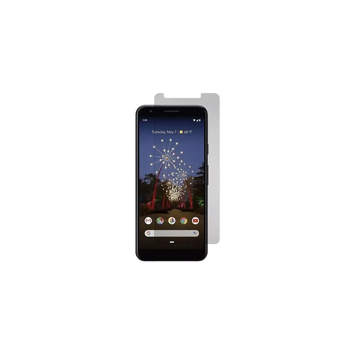 Protecteur d'écran en verre trempé Glace noire de Gogget Guard pour Pixel 3&nbsp;A XL I de Google Couleur&nbsp;: Clair