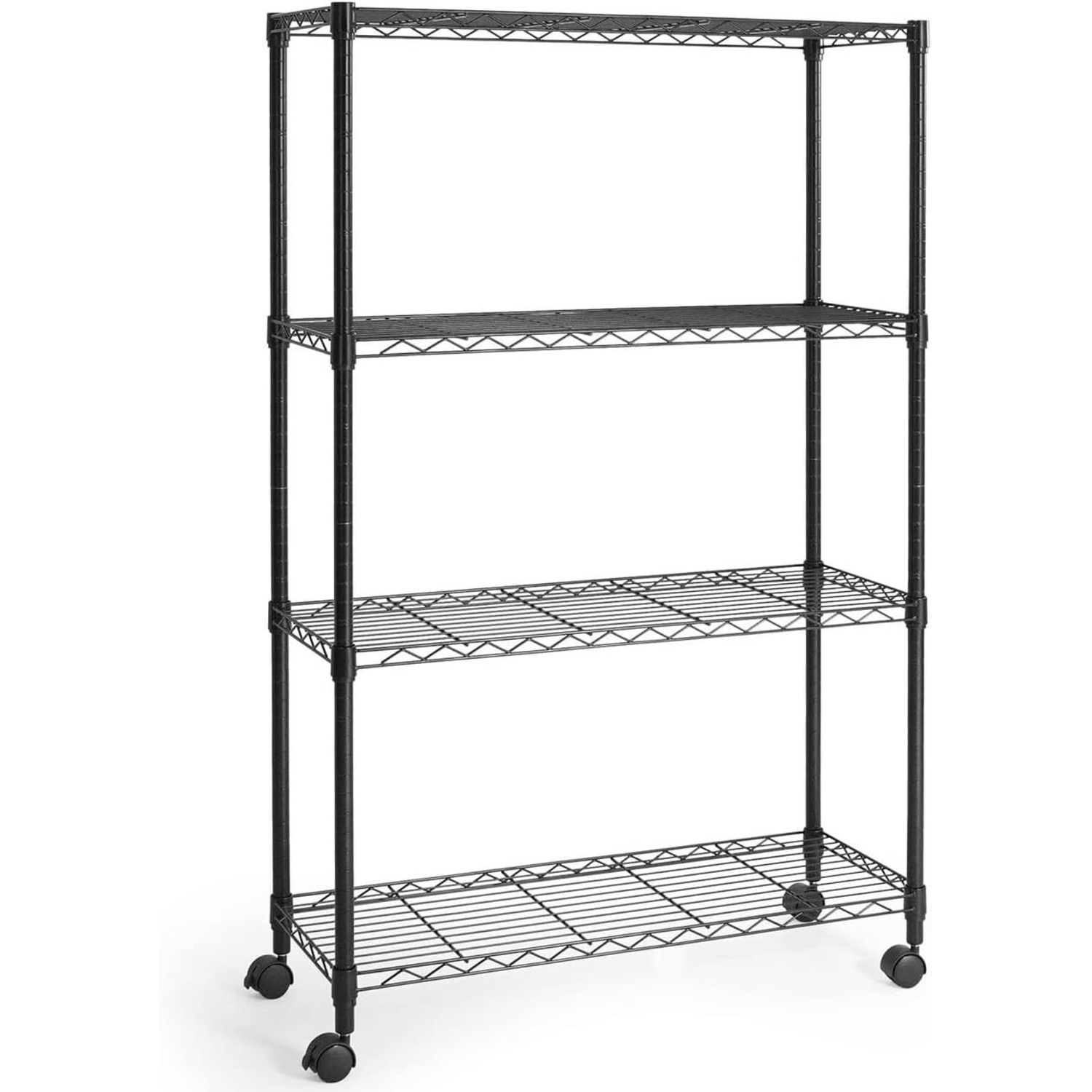 CAPHAUS 3/4/5-Tier Adjustable Height Wire Shelving Unit, Wire Rack Shelving, Metal Steel Storage Shelves, Garage Shelving Storage Organizer, Utility