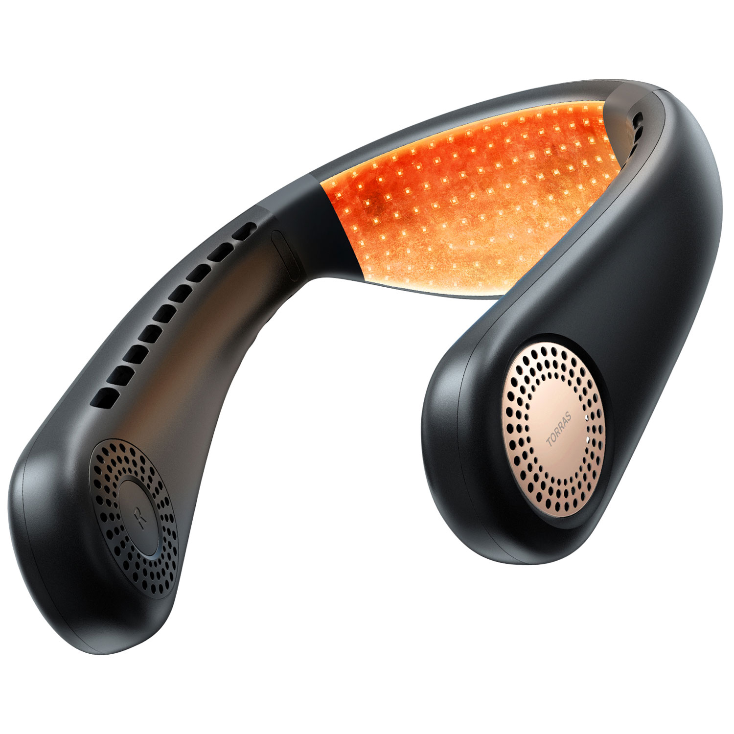 Torras COOLiFY Air 5000mAh Wearable Neck Cooling Fan - Midnight Black