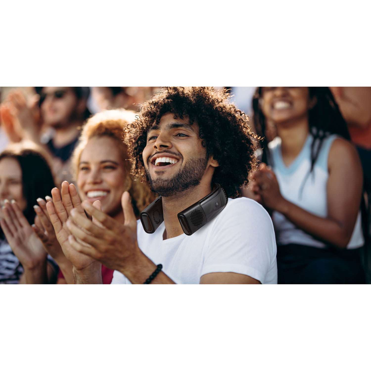 Torras COOLiFY 2S 5000mAh Wearable Neck Air Conditioner - Glossy Black