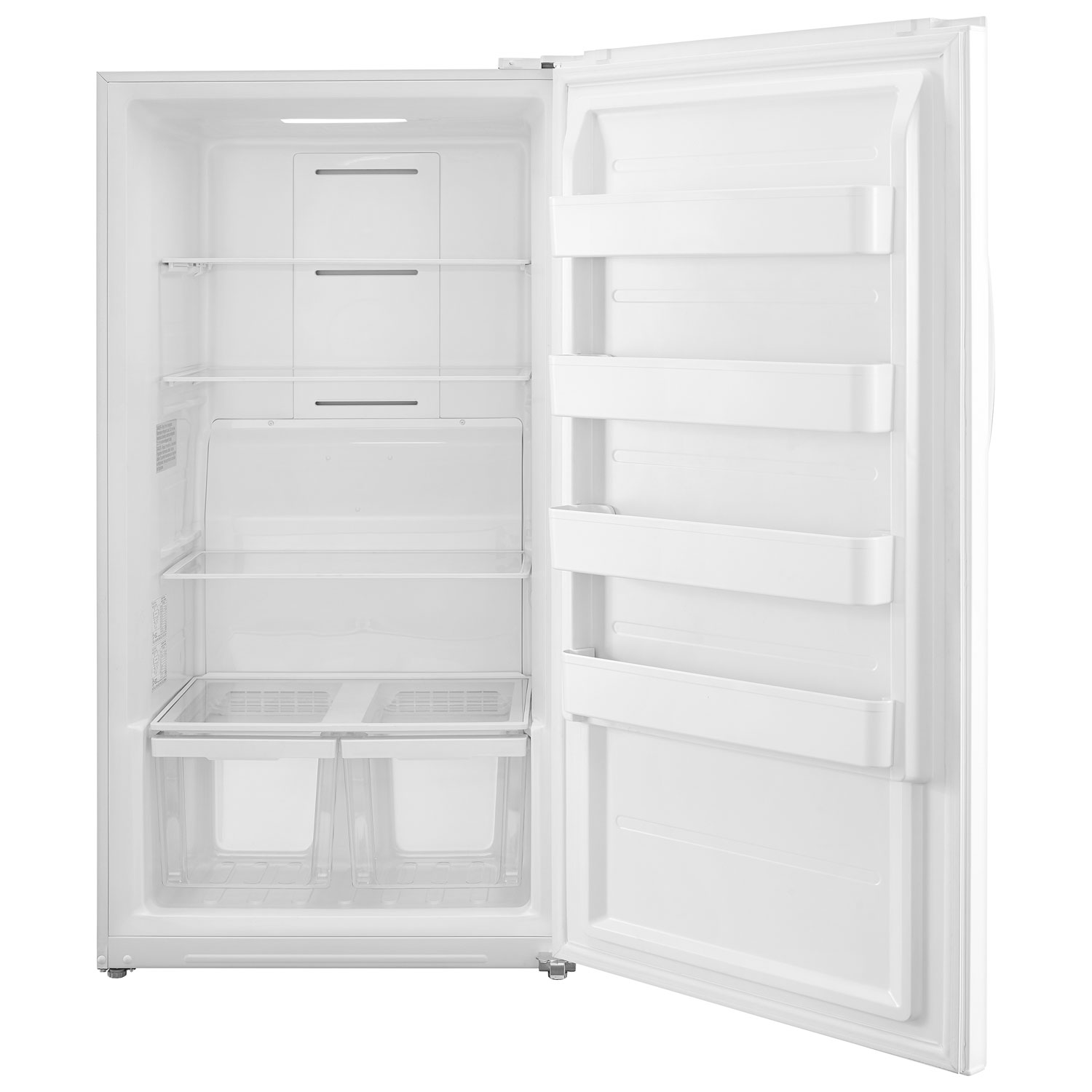 Insignia 17.0 Cu. Ft. Garage Ready Upright Convertible Freezer - White - Only at Best Buy