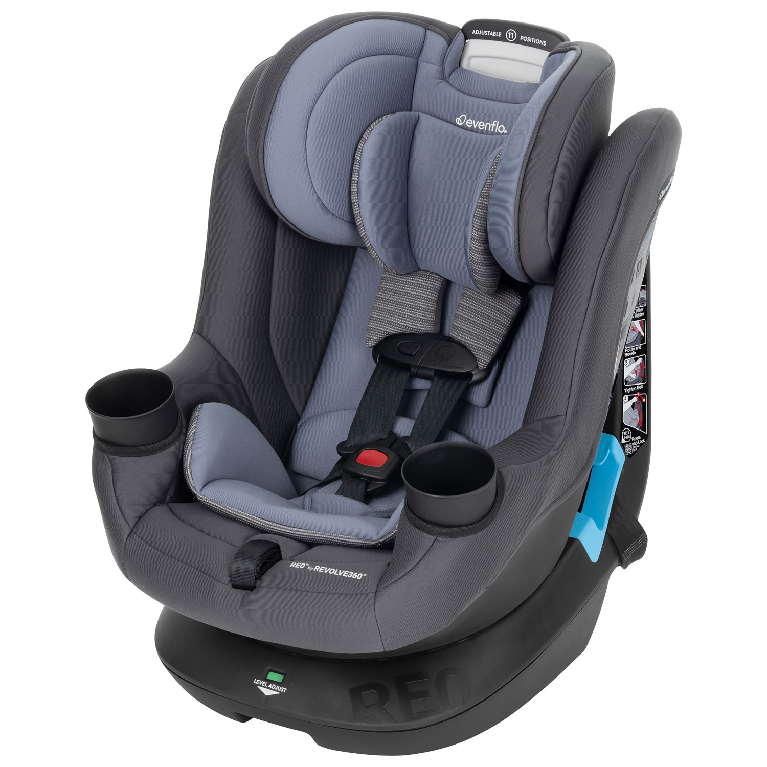 Evenflo REO by Revolve360 2-in-1 Rotational Convertible Car Seat - Brookline