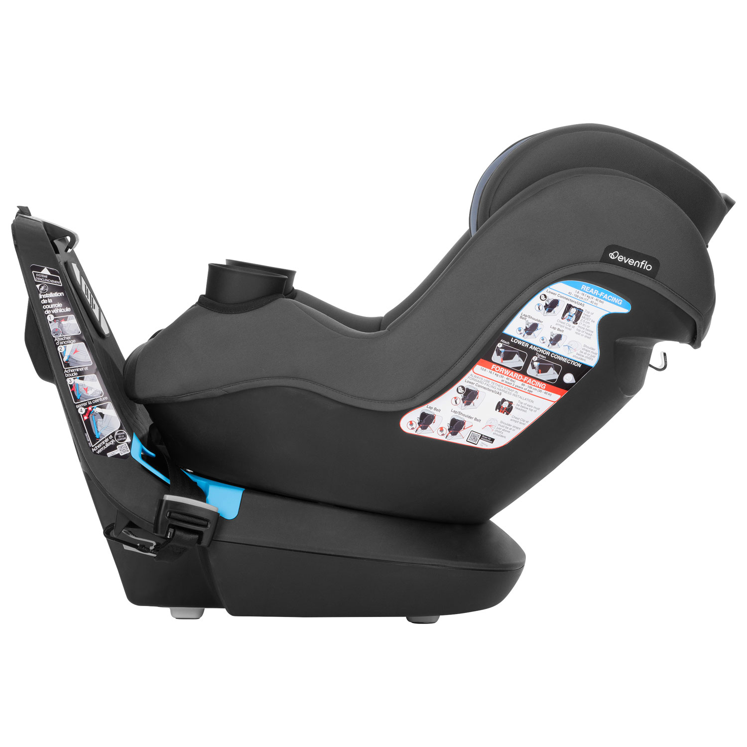 Evenflo REO by Revolve360 2-in-1 Rotational Convertible Car Seat - Brookline