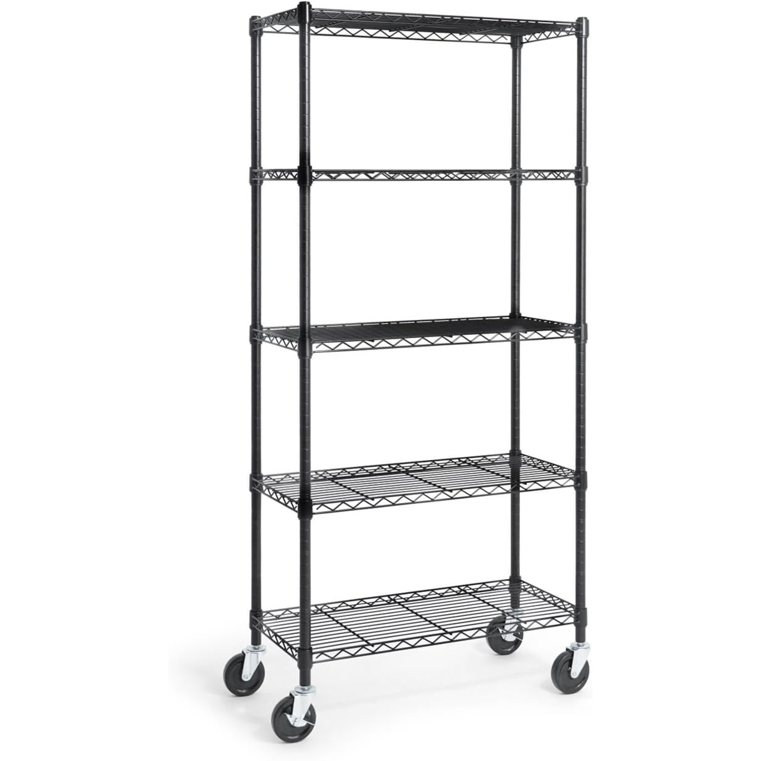 CAPHAUS Heavy-Duty Adjustable Height Wire Shelving Unit, Wire Rack Shelving, Metal Steel Storage Shelves, Garage Shelving Storage Organizer, Utility