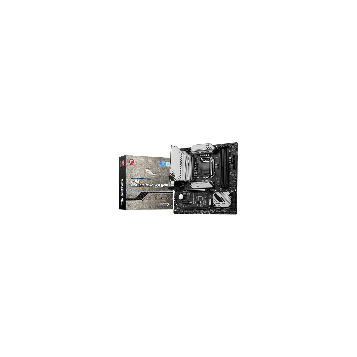 MSI MAG B560M MORTAR WIFI LGA 1200 Intel B560 SATA 6Gb/s Micro ATX Intel Motherboard
