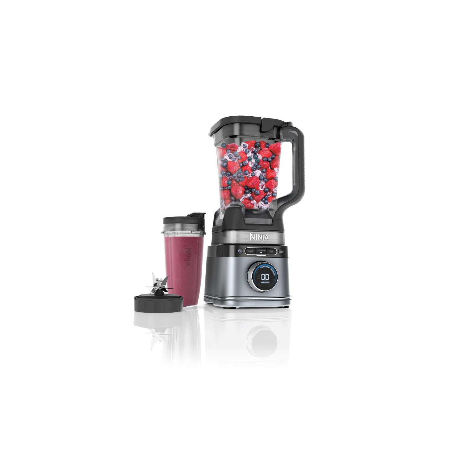 Mélangeur puissant Detect Duo de Ninja + une tasse avec technologie BlendSense TB300C, remis à neuf