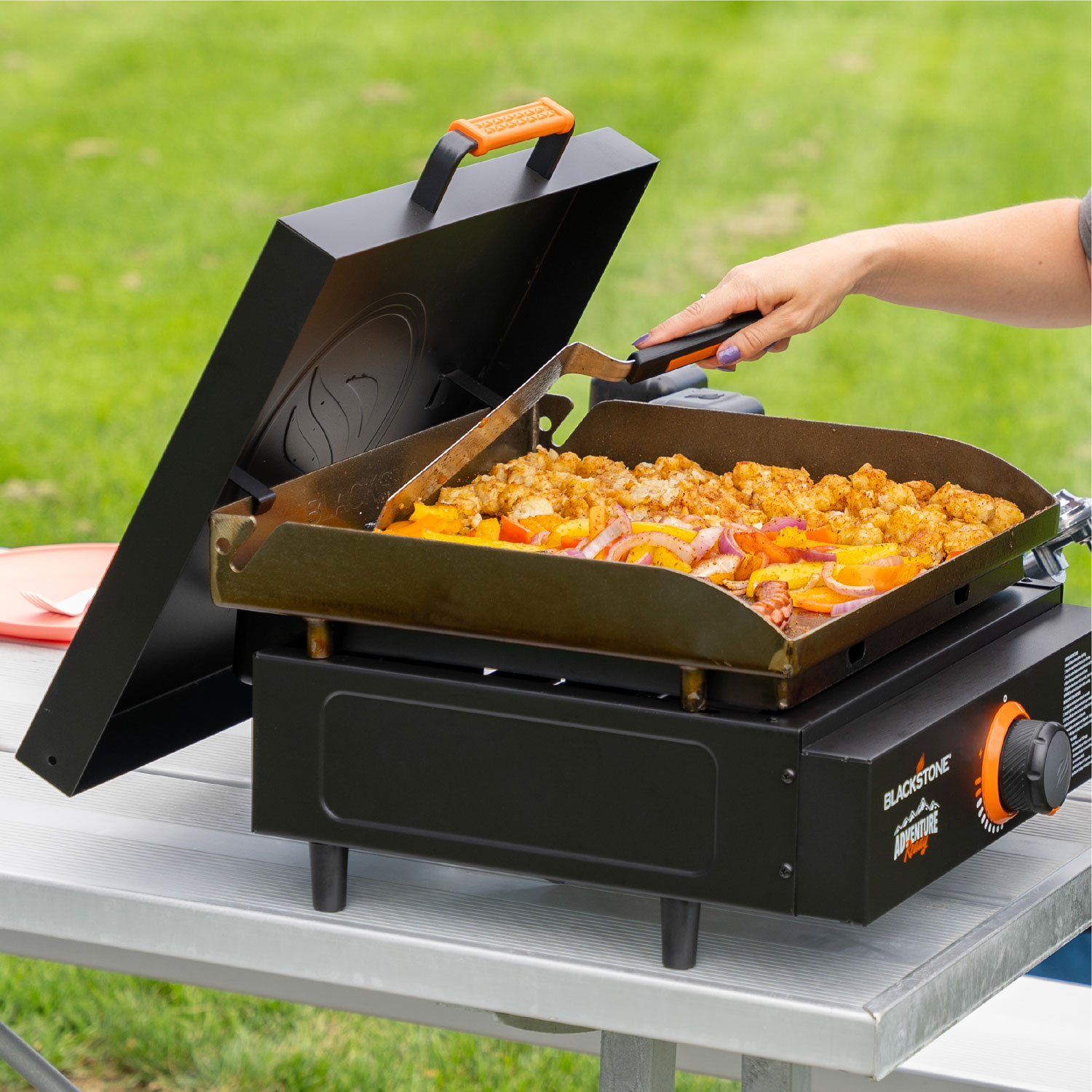 Blackstone Adventure Ready 17" Portable Griddle with Hard Cover & Carry Bag