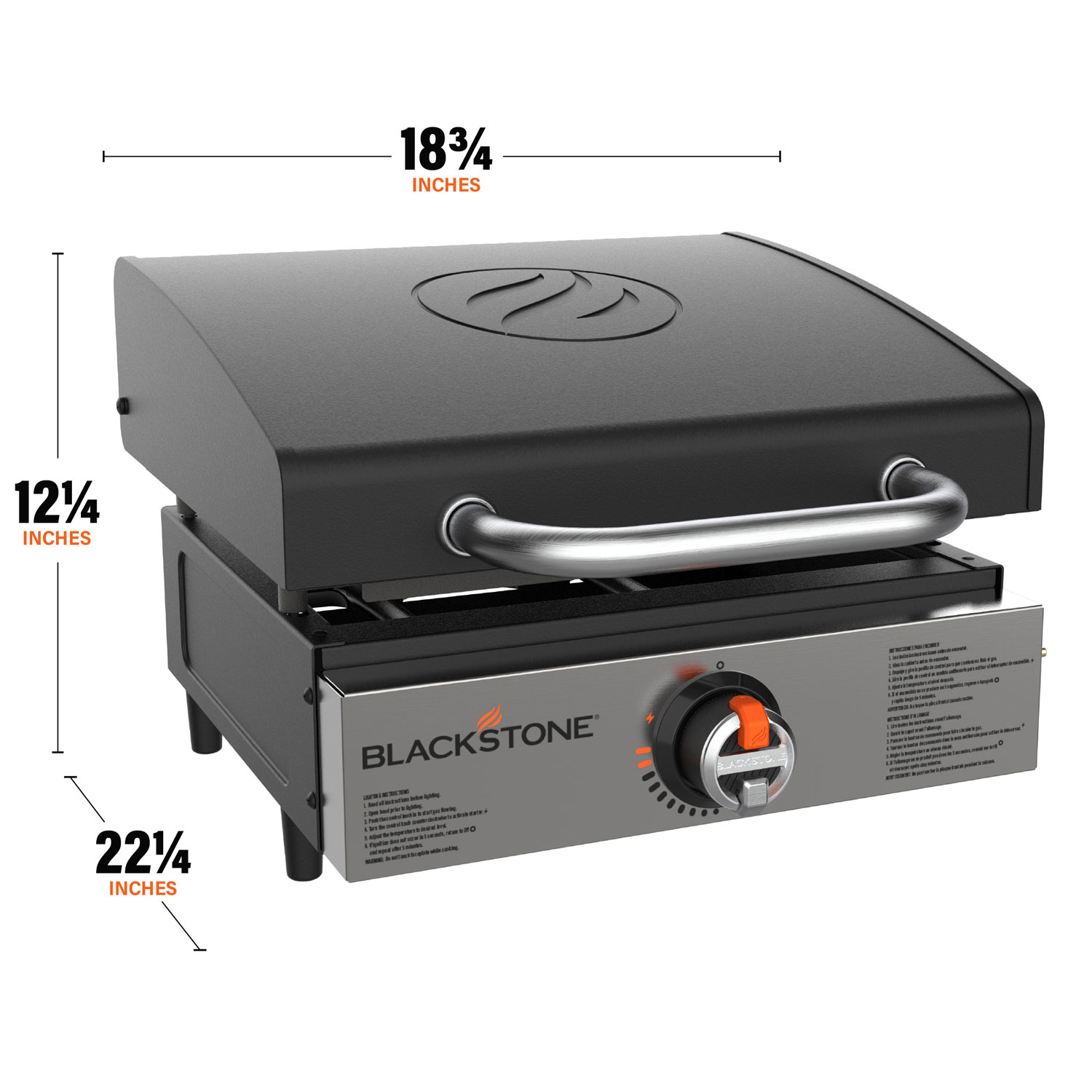 Blackstone 17" Propane Portable Tabletop Griddle with Hood