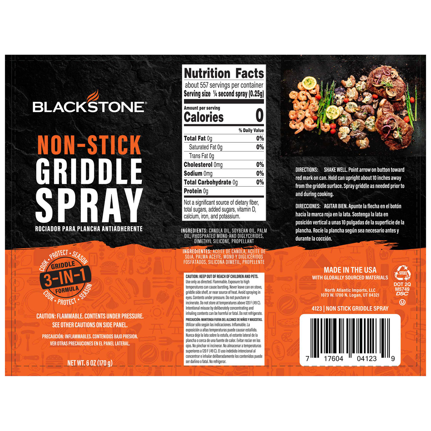 Blackstone Non-Stick Griddle Spray