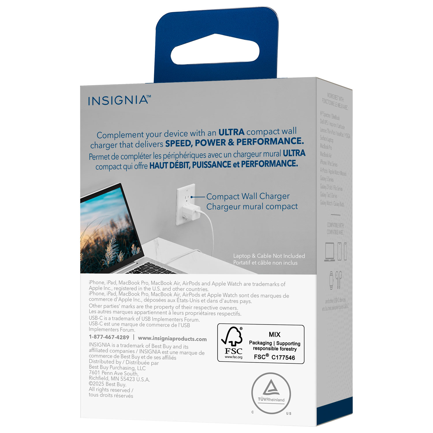 Chargeur mural USB-C de 65W d'Insignia - Exclusivité Best Buy