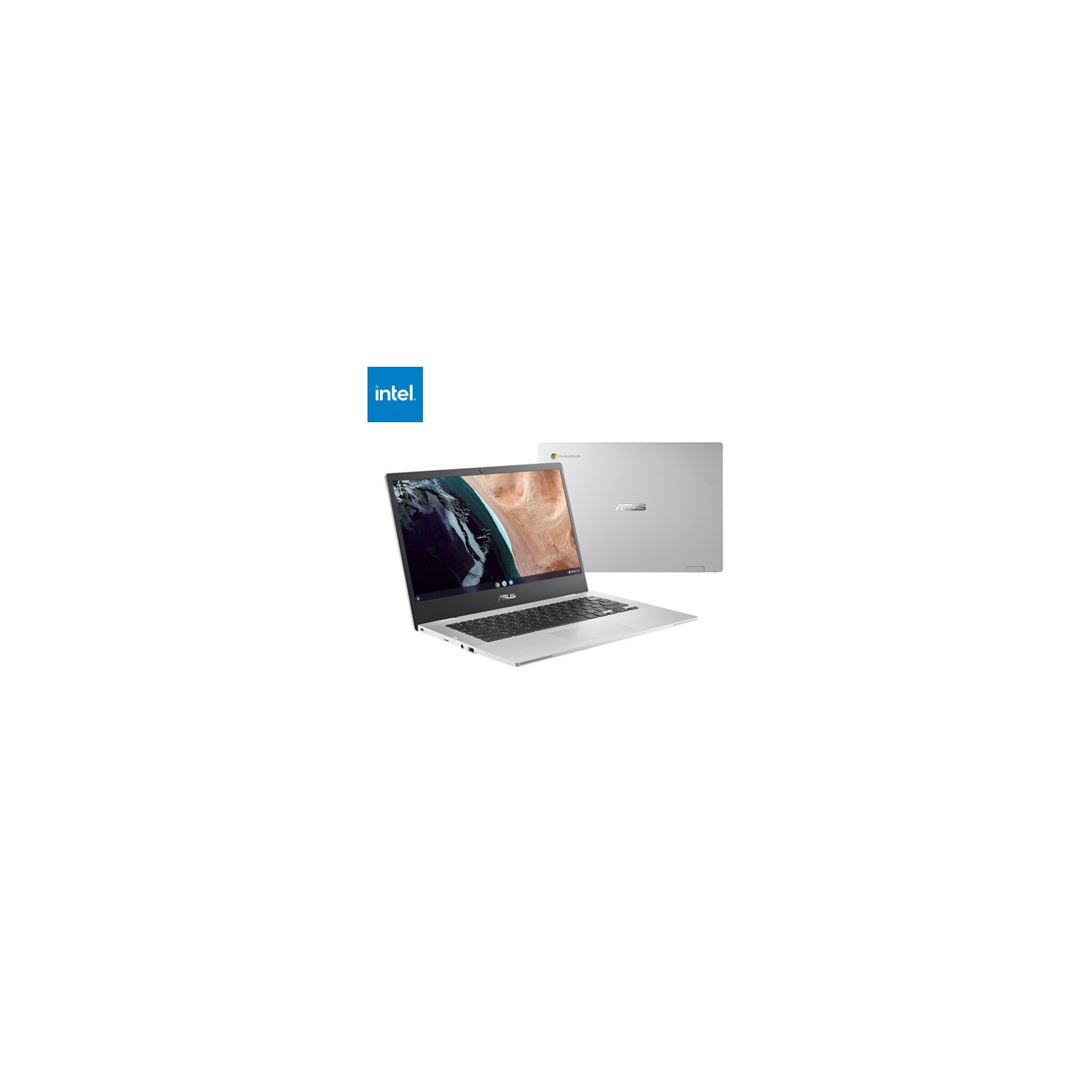 Open Box - ASUS CX 1400 14" Chromebook - Transparent Silver