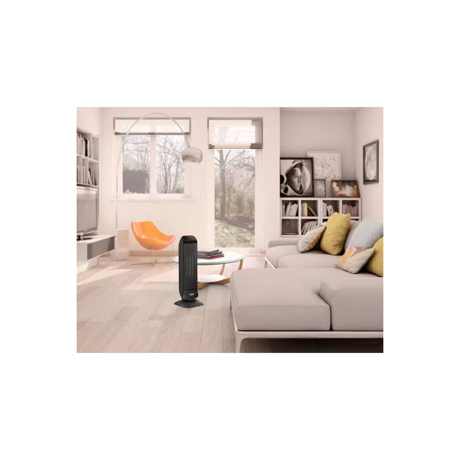 Boîte ouverte - Radiateur vertical numérique en céramique HFX26S15WCA de De'Longhi