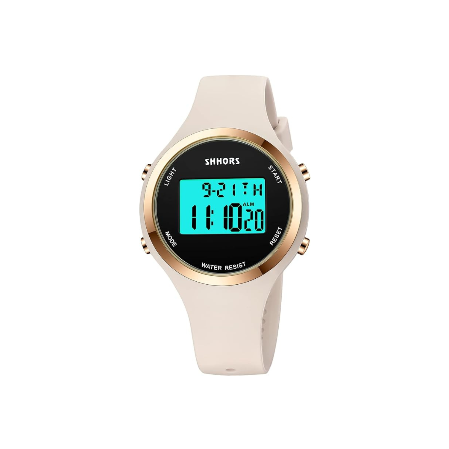 Womens Watch, Digital Watches for Women Female Wrist Watch Sport Chronograph Resin Matte Strap Women's Watch Easy Read Montre Femme