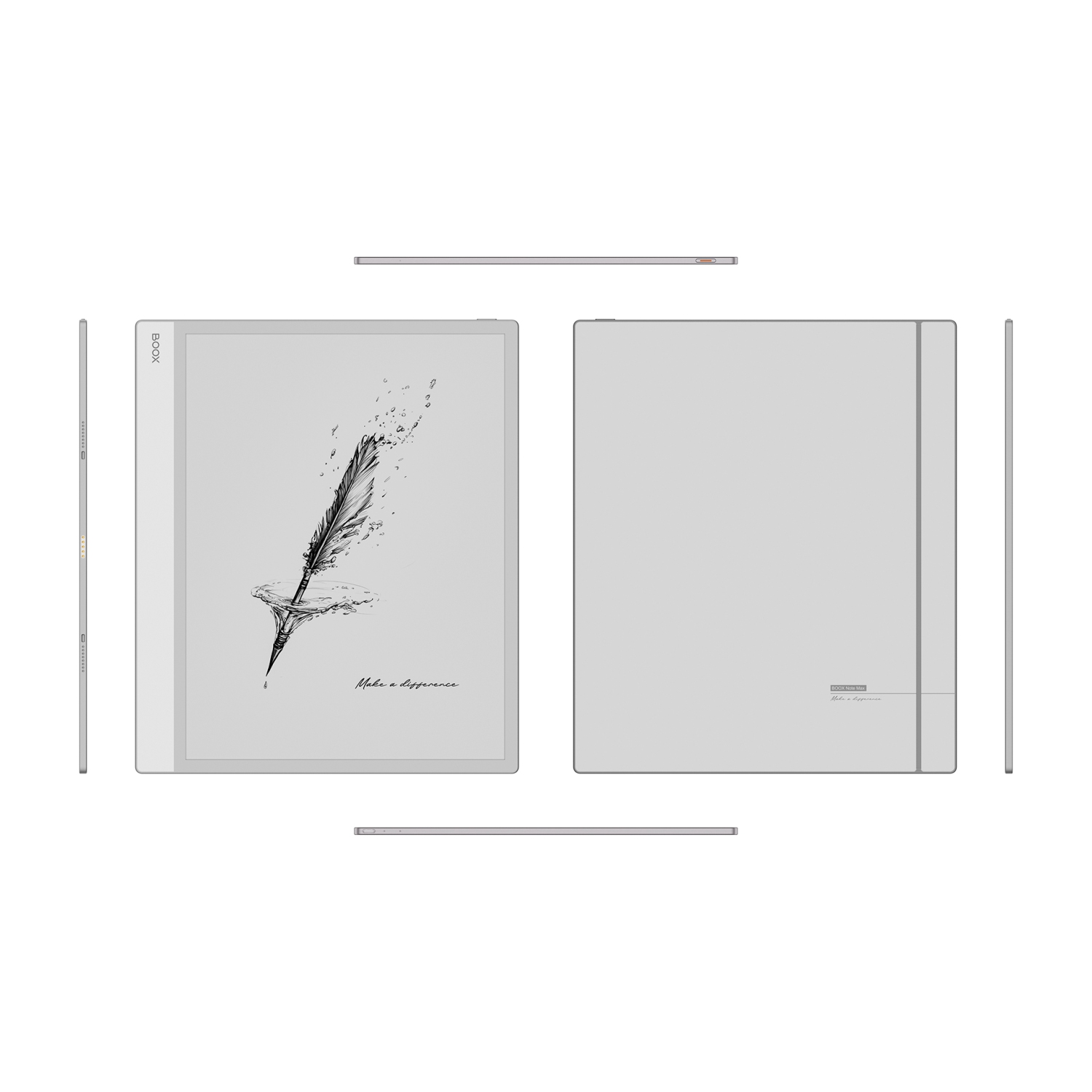 BOOX Note MAX :13.3-inch Monochrome E-ink tablet | 300 ppi 6G 128 G Storage | Stylus and Note-taking | No Front light