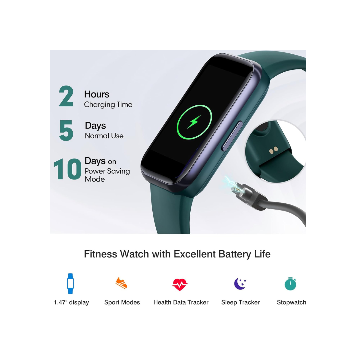 Fitness Tracker Watch,Fitness Watch Waterproof Activity Tracker Step Tracker with HeartRate Monitor Blood Oxygen Monitor and Sleep Monitor Compatible