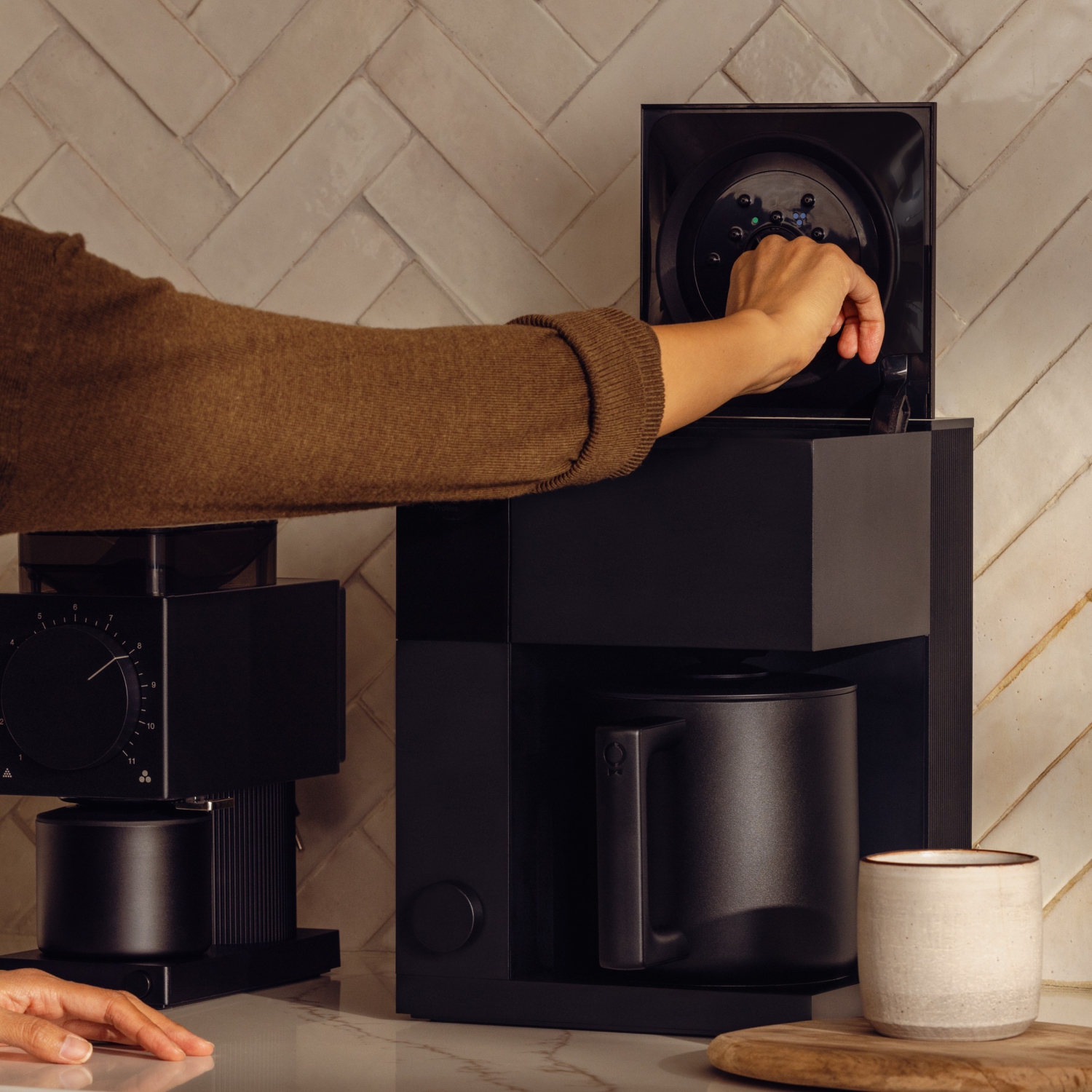 FELLOW Aiden Precision Coffee Maker, Matte Black