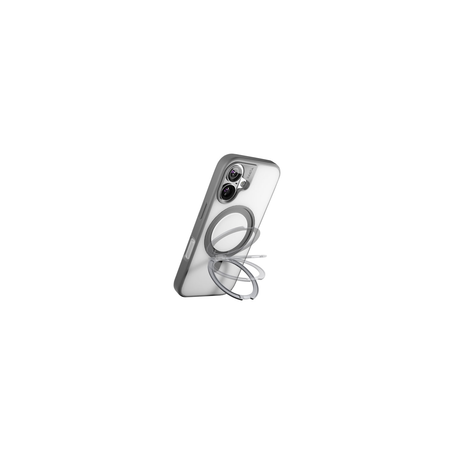 Refurbished TUFF8 Glide 360 Fitted Hard Shell Case with Magsafe for iPhone 16 - Clear T8G3-IP1601