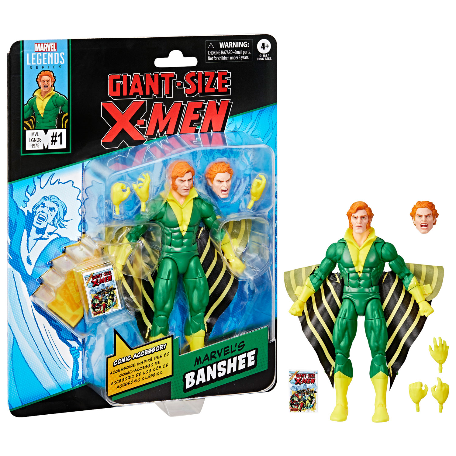 Hasbro Marvel Legends Series - Figurine d'action de Banshee