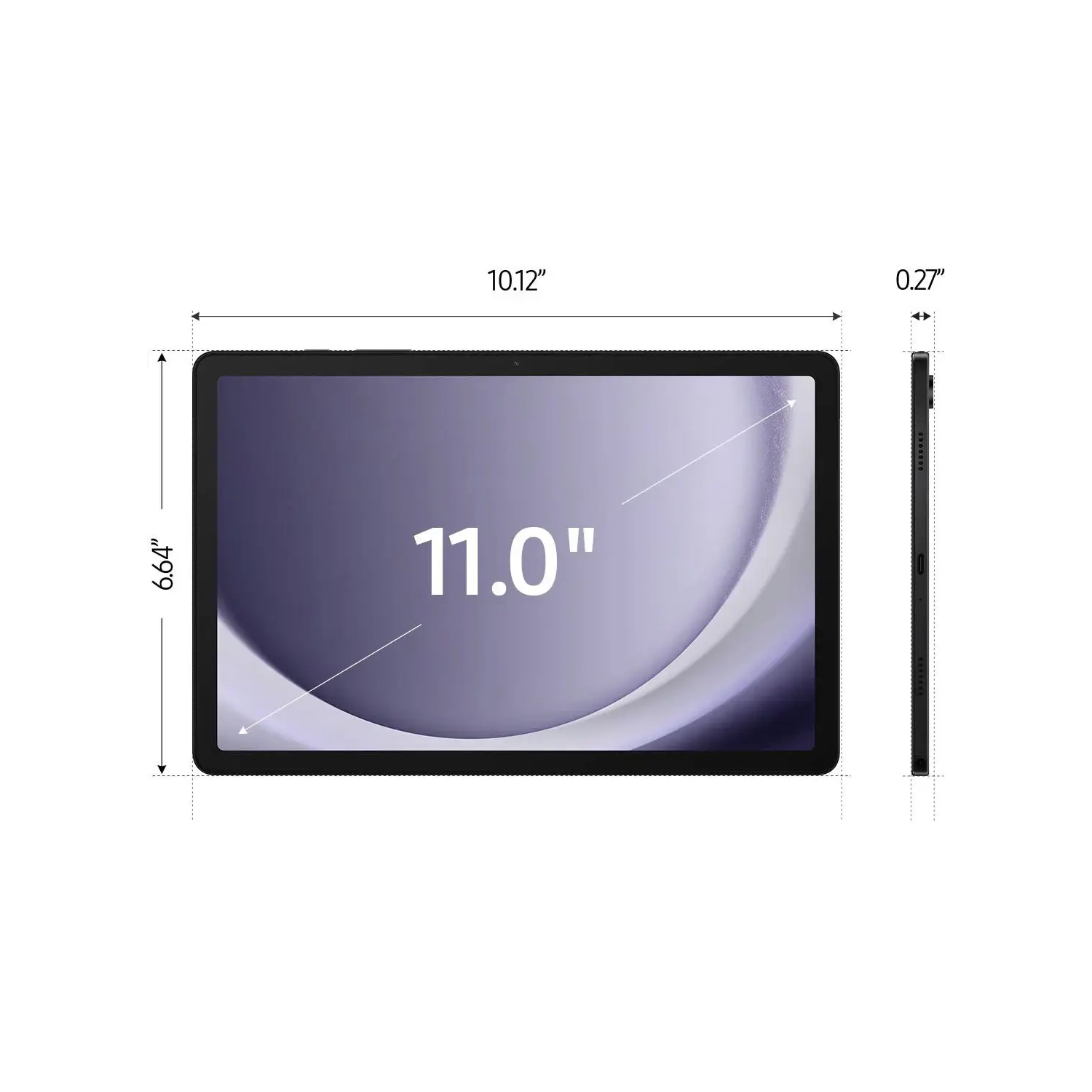 Samsung - Galaxy Tab A9+ 11" 128GB - Wi-Fi - Graphite