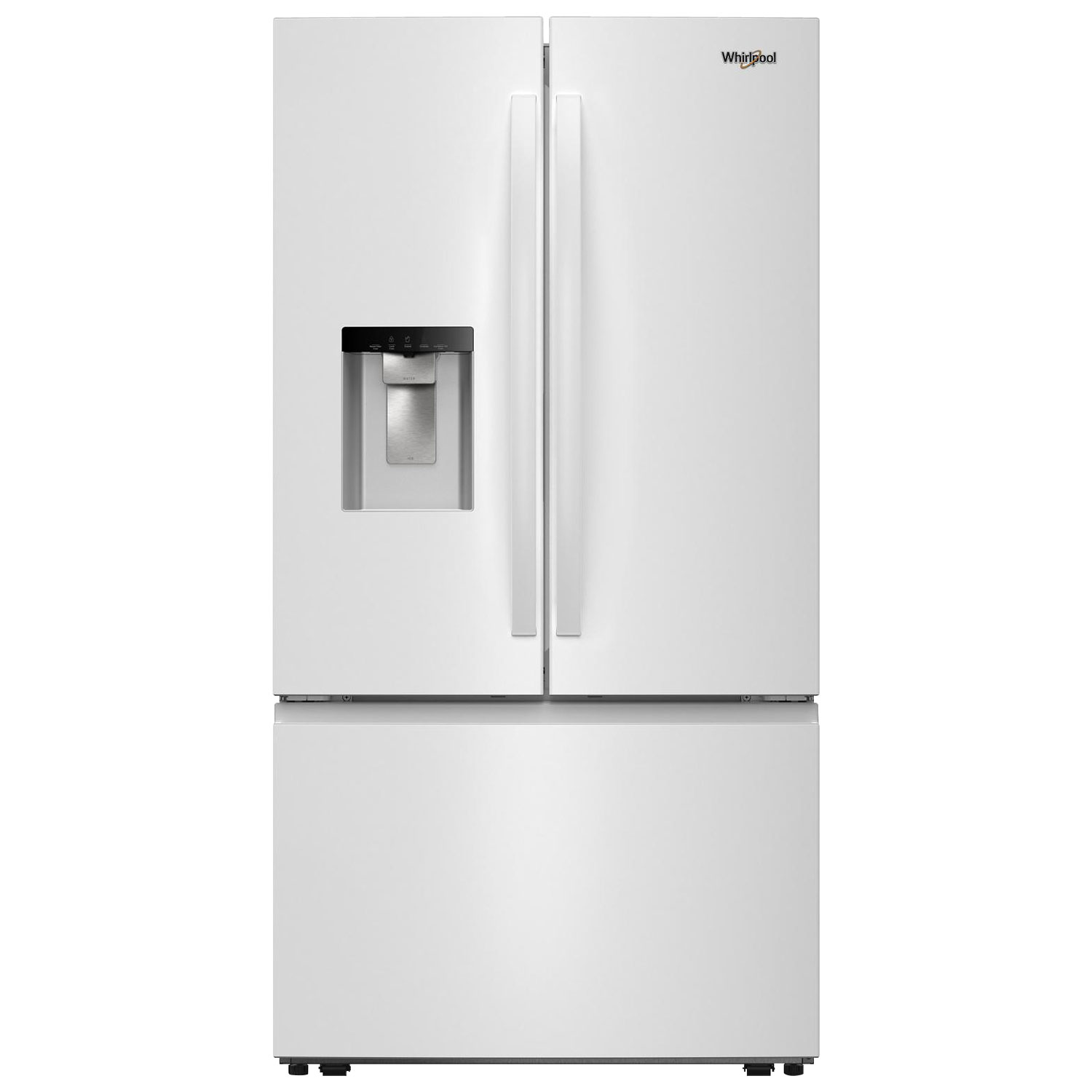 Whirlpool 36" 29.58 Cu. Ft. French Door Refrigerator with Water & Ice Dispenser - White