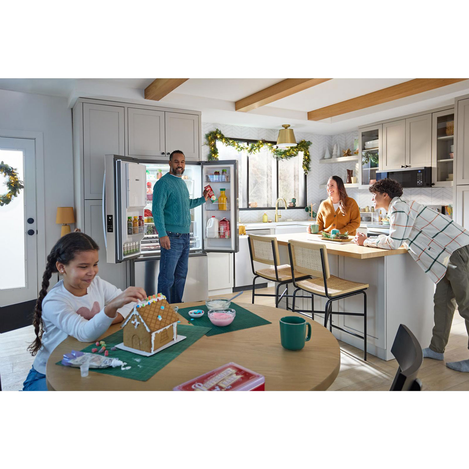 Whirlpool 36" 29.58 Cu. Ft. French Door Refrigerator with Water & Ice Dispenser - Stainless Steel