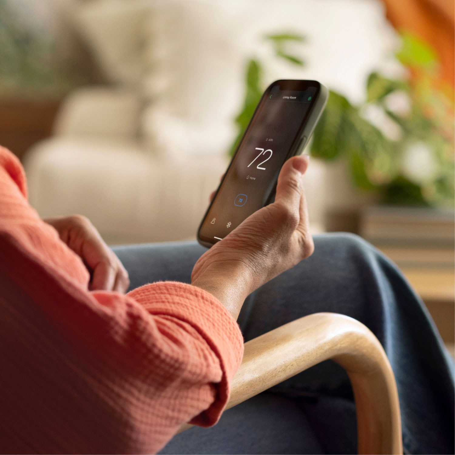 Thermostat intelligent Wi-Fi Essential d'ecobee - Blanc