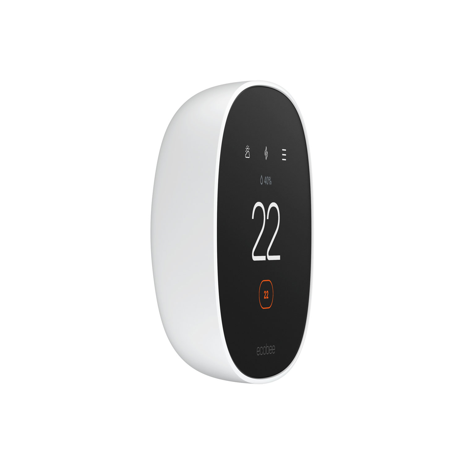Thermostat intelligent Wi-Fi Essential d'ecobee - Blanc