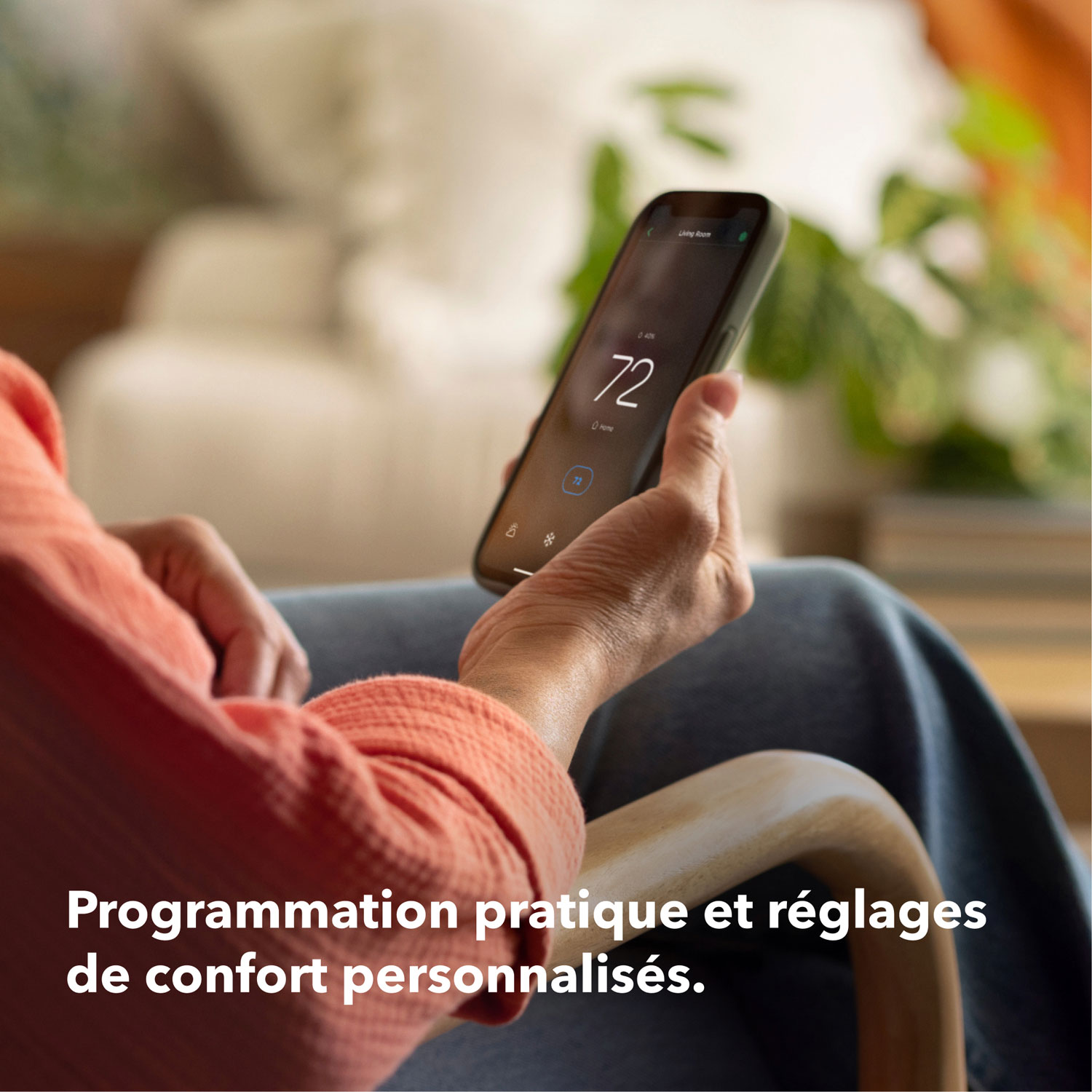 Thermostat intelligent Wi-Fi Essential d'ecobee - Blanc