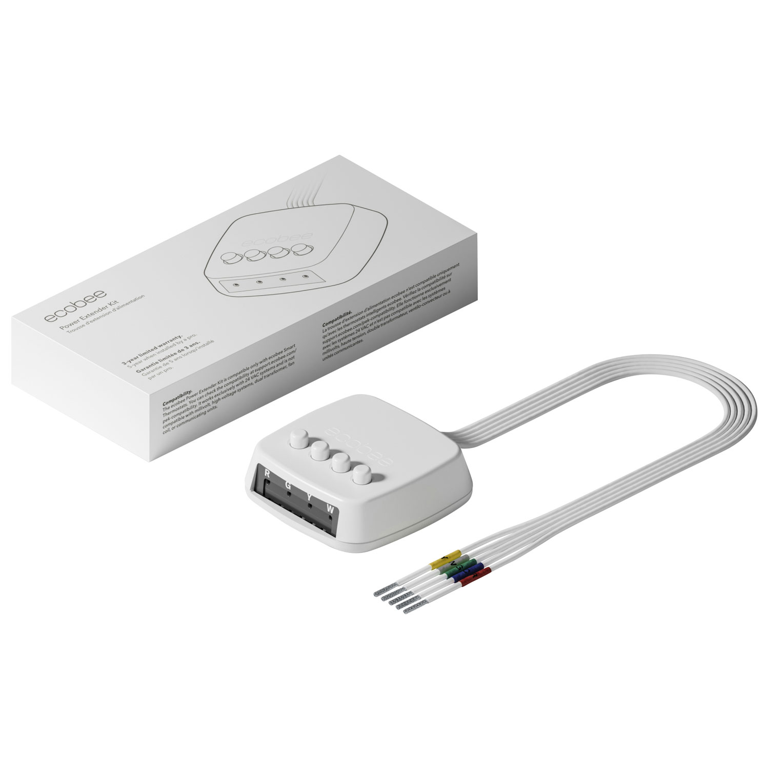 ecobee Smart Thermostat Power Extender Kit C-Wire Adapter