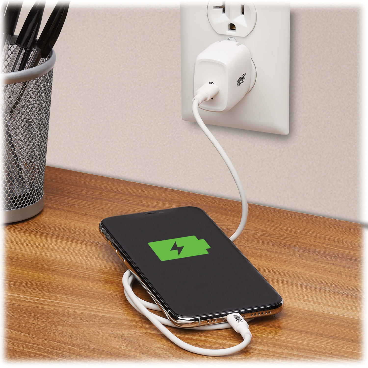 Chargeur mural compact 20&nbsp;W à 1 ports USB-C de Tripp Lite - Blanc -