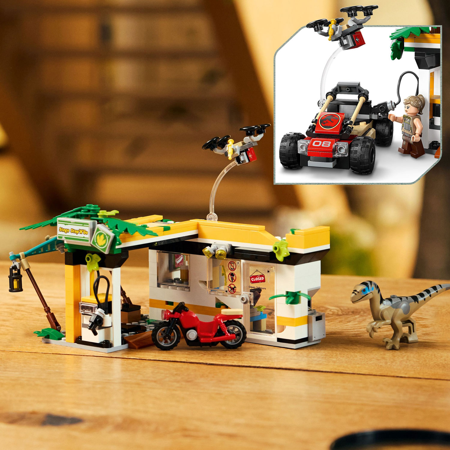 LEGO Jurassic World : Mission de suivi du Raptor et du Titanosaure - 582 pièces