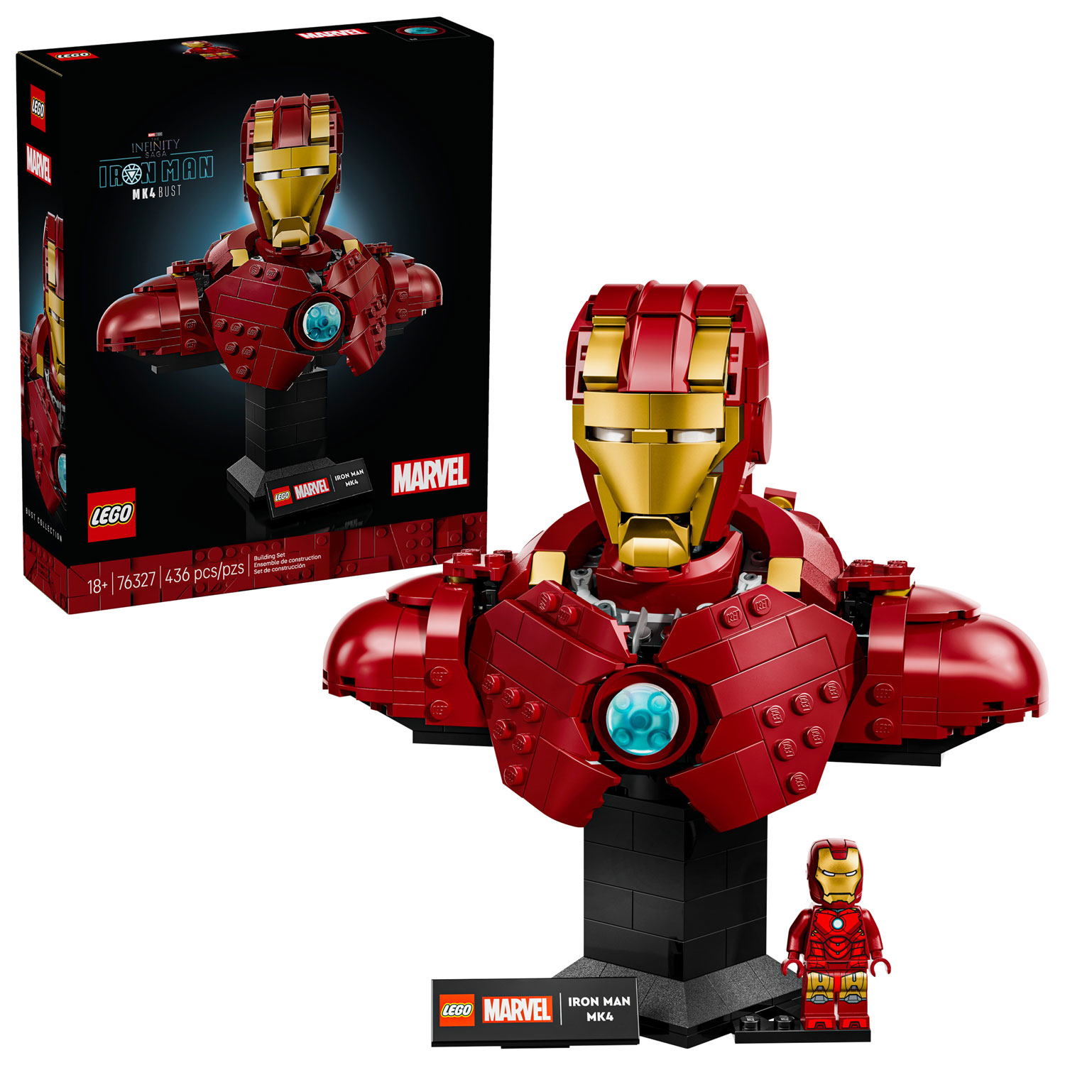 LEGO Super Hero: Marvel Iron Man MK4 Bust - 436 Pieces