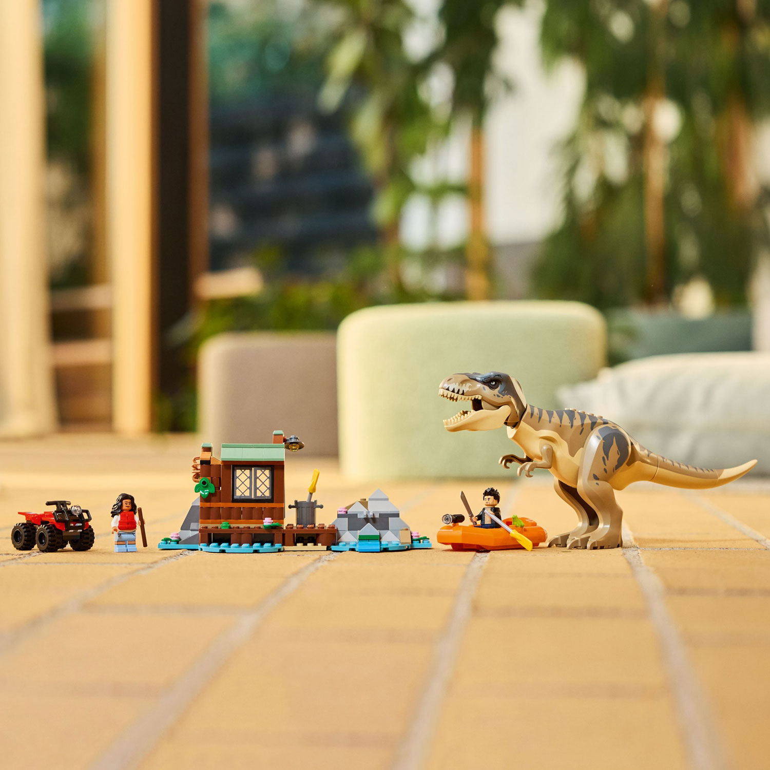 LEGO Jurassic World : L'évasion sur la rivière du T.rex - 199 pièces