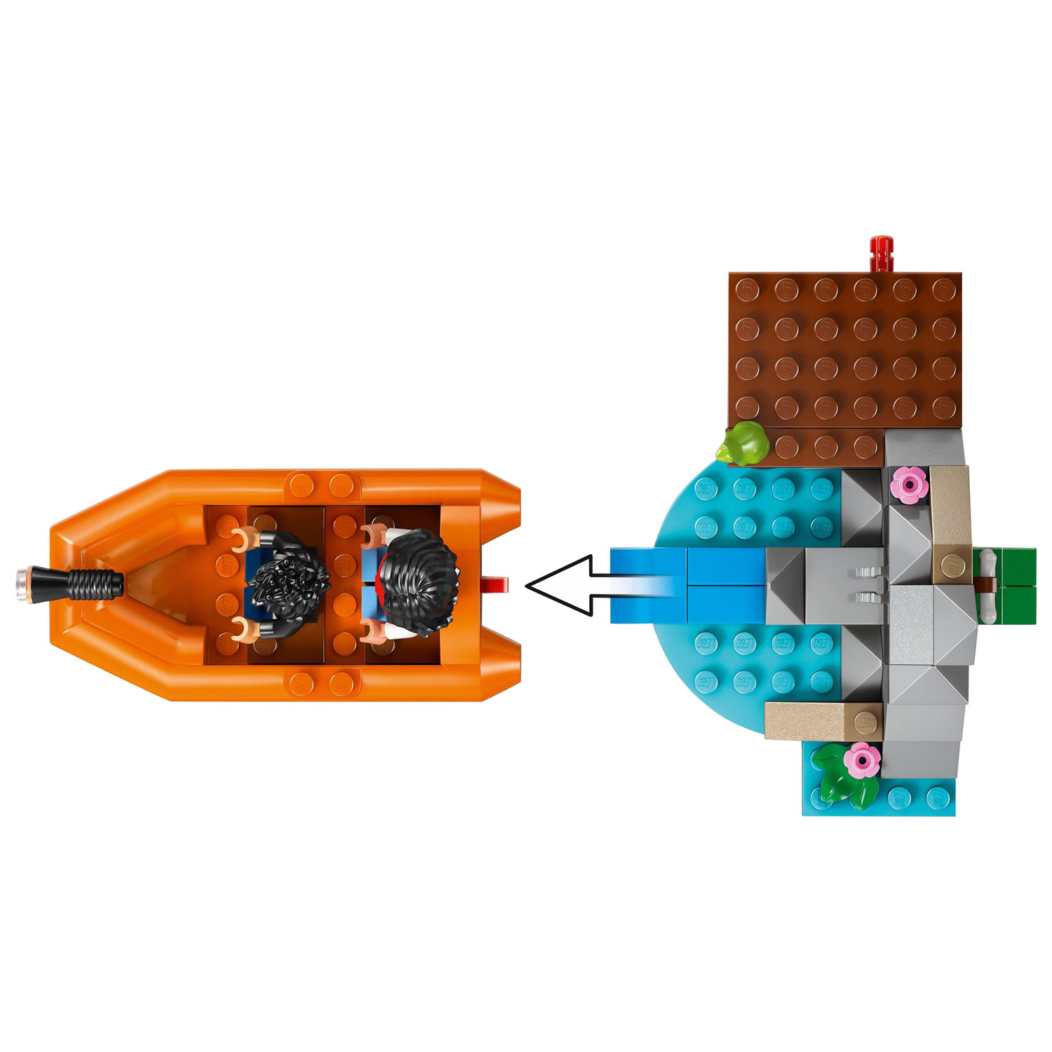 LEGO Jurassic World : L'évasion sur la rivière du T.rex - 199 pièces