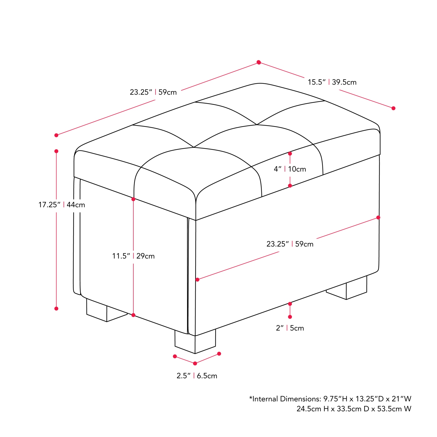 Banc pouf de rangement en velours de Corliving, petit pouf de rangement, repose-pieds, pouf pour petits espaces, pour salon, gris