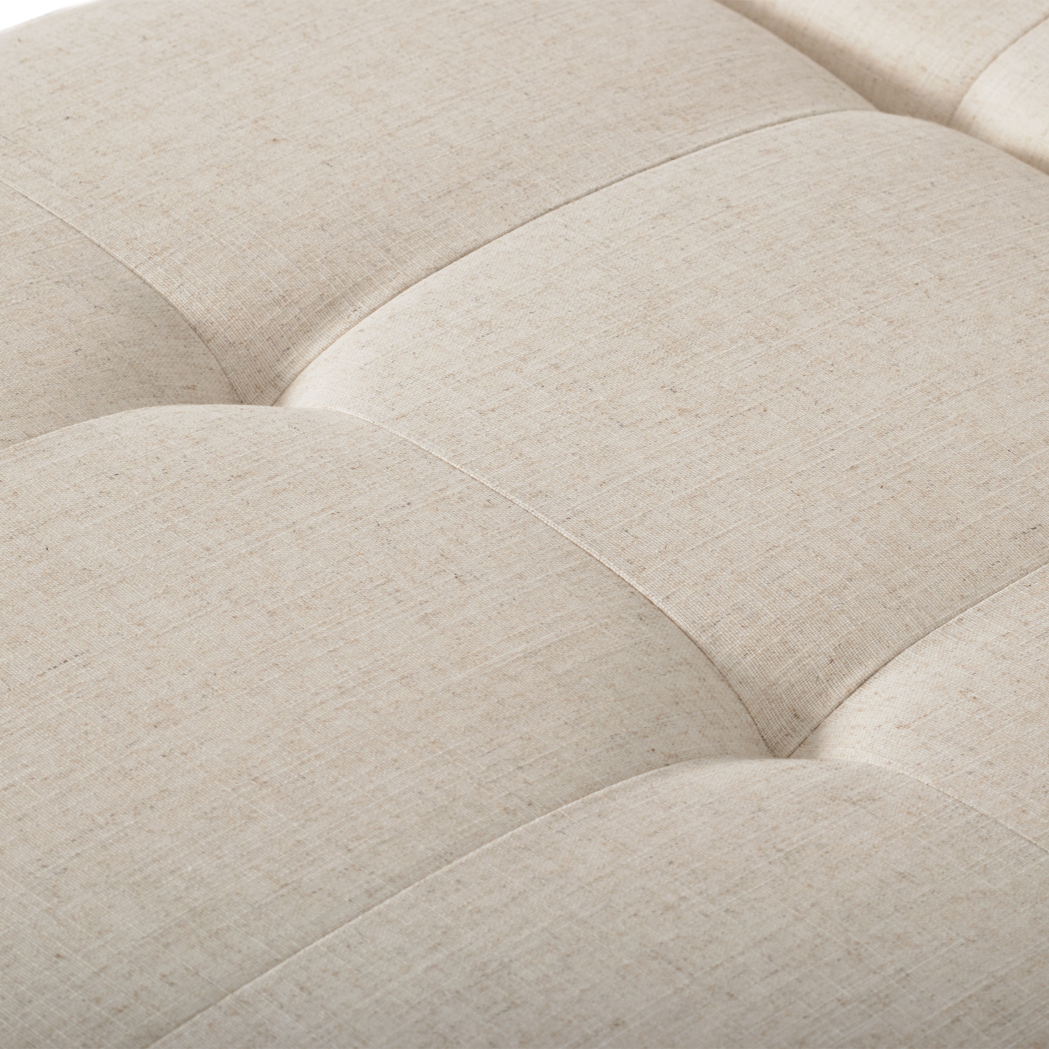 CorLiving Storage Ottoman, Extra Large Two Compartment Storage Tufted Ottoman Bench for Living Room, Bedroom, Storage