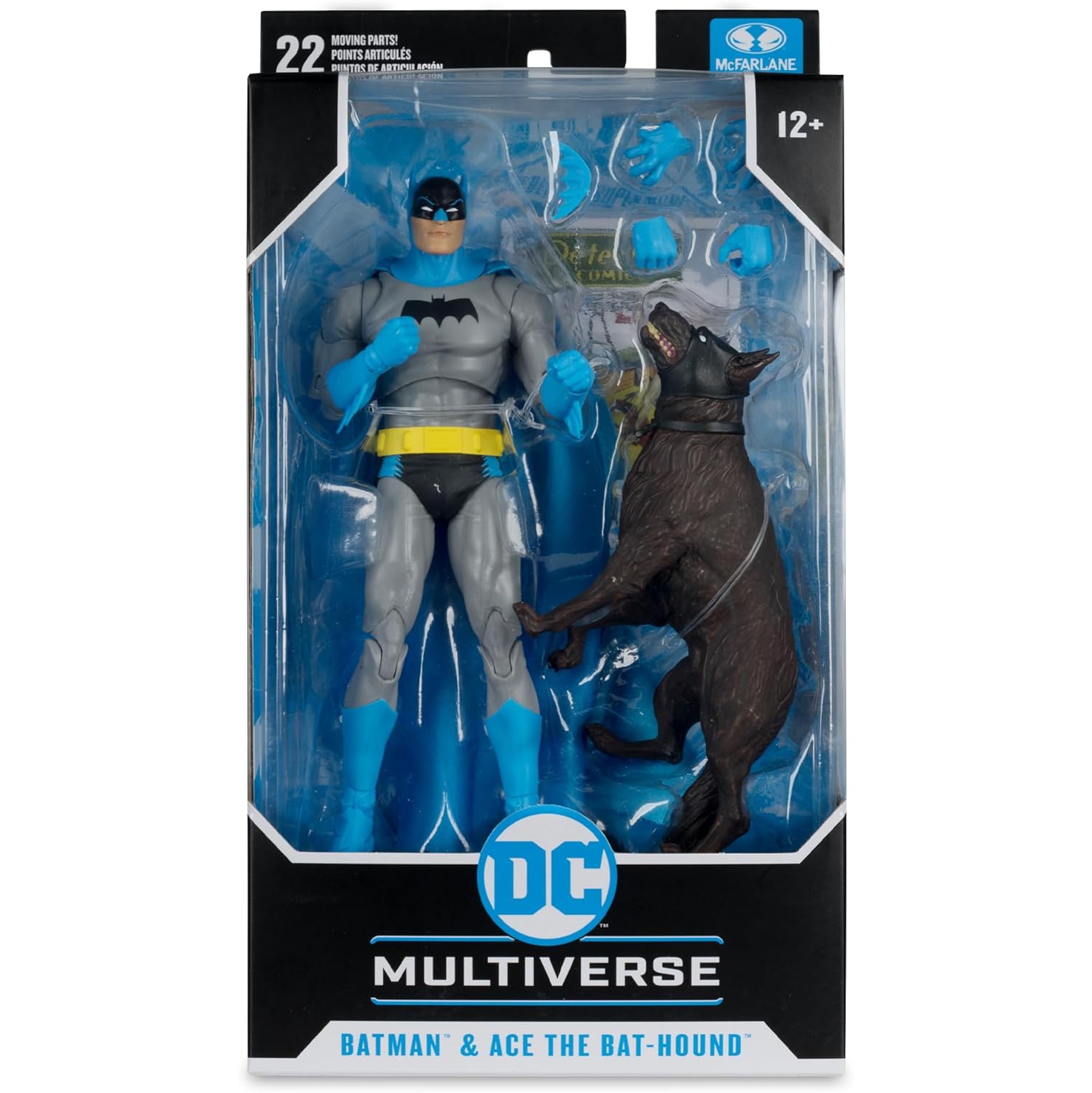 DC Multiverse Silver Age de 7&nbsp;po - Batman et Ace The Bat-Hound