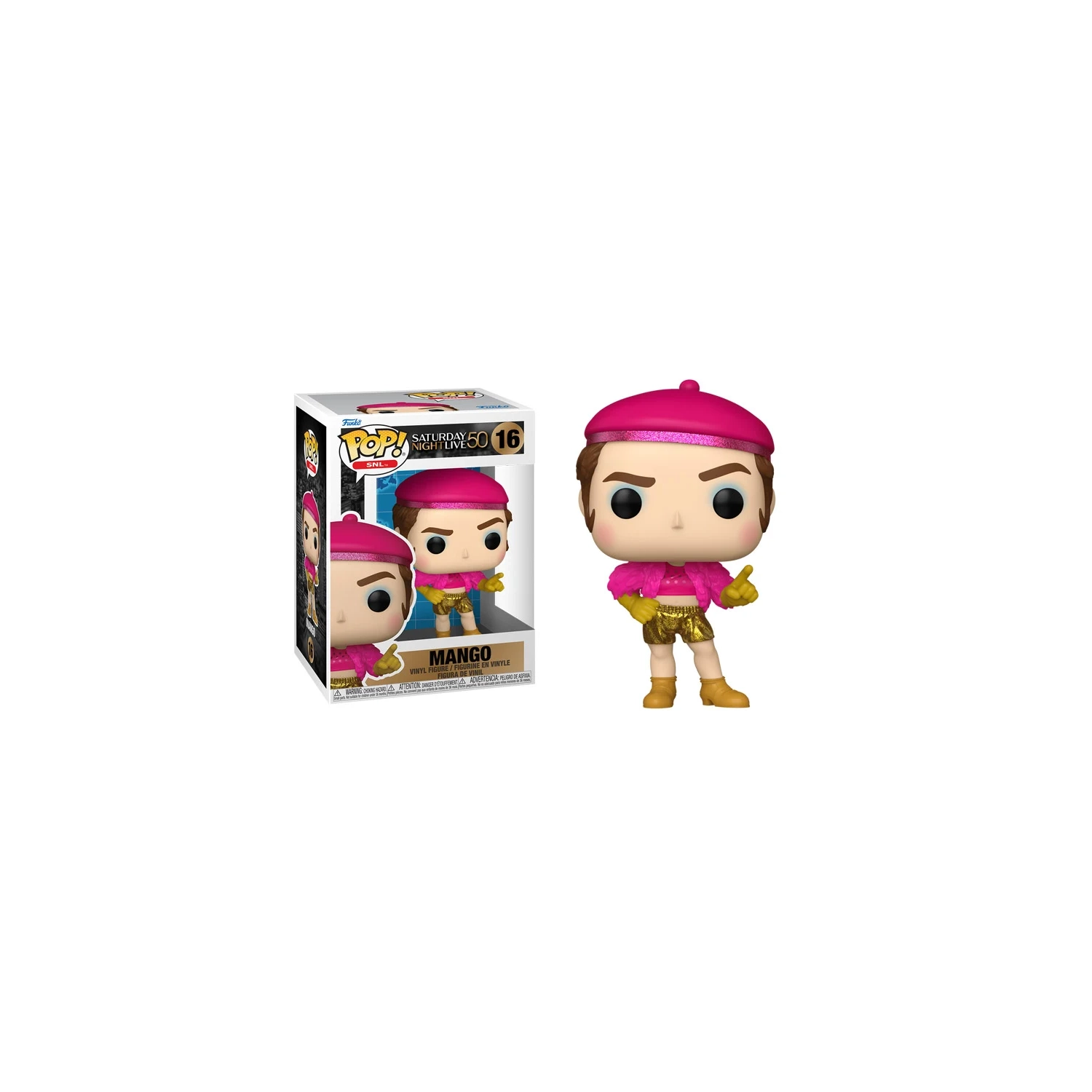 Figurine Pop! De Funko Samedi Night Live 50ᵉ anniversaire Figurines en vinyle Mangue #16 SNL